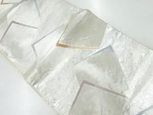 アンティーク　色紙散らし模様織出し袋帯（材料）